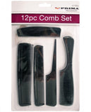 Black Comb Set - 12 Pack
