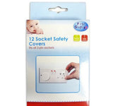 3 Pin Socket Covers - 12 Pack