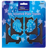 Assorted Plate Stands - 6 Pack