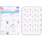 Pink and Blue Baby Changing Mat