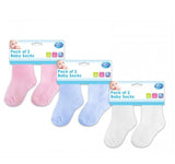 Baby Socks - 2 Pack - 3 Colours