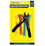 Cable Ties and Cutter - 60 Piece