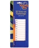 Iron on Name Tags - 50 Pack