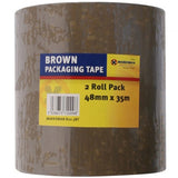 Brown Packing Tape - 2 Pack