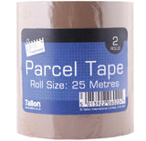 Parcel Tape 25m - 2 Pack
