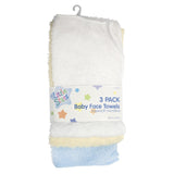 Baby Face Towels - 3 Pack