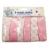 Baby Wash Cloths - 6 Pack