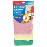 Microfibre Cleaning Cloths - 3 Pack