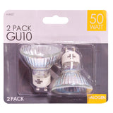 GU10 Halogen Light Bulbs 50w - 2 Pack