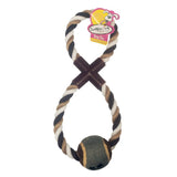 Rope Tennis Ball Chew Toy