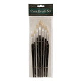 Paint Brush Set - 9 Piece
