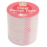 Clear Sticky Tape - 2 Pack