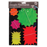 Day-Glo Flash Cards - 50 Pack