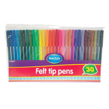 Felt Tip Pens - 30 Pack