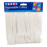 Disposable Cutlery Set - 72 Piece