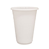 White Plastic Disposable Cups - 72 Pack