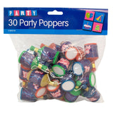 Party Poppers - 30 Pack