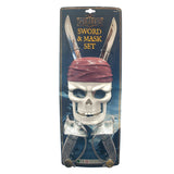 Pirate Sword And Mask Set - 3 Piece