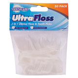 2 in 1 Dental Floss And Tooth Picks - 50 Pack