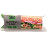 Extra Value Sandwich Bags  - 500 Pack