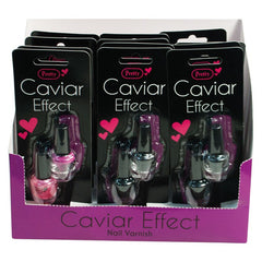 Nail Varnish Set - Caviar Effect - 2 Piece