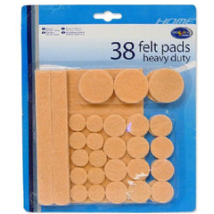 Adhesive Felt Pads - 38 Pack