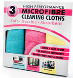Micro Fibre Cloths  - 3 Pack