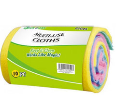 Multi Use Cloths -  10 Pack