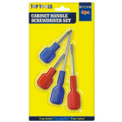 Cabinet Handle Screwdriver Set  - 4 Piece