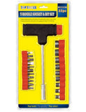 T Handle Socket and Bit Set