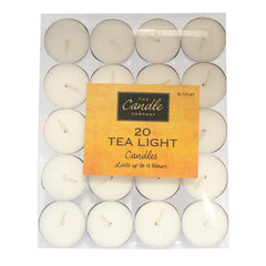 Tea Light Candles - 20 Pack