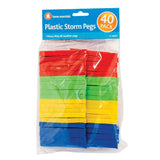 Plastic Storm Pegs - 40 Pack