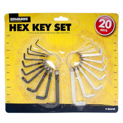 Hex Key Set - 20 Piece