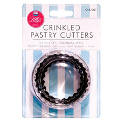 Crinkled Pastry Cutters - 3 Piece