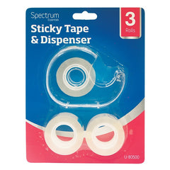 Sticky Tape Dispenser - 3 Piece