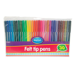 Felt Tip Pens - 30 Pack