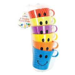 Smiley Party Cups - 6 Pack