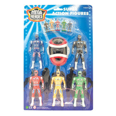 Mega Heroes Action Figures - 11 Piece