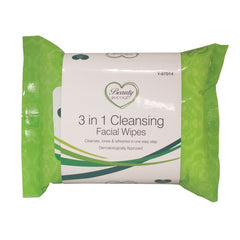 Cleansing Facial Wipes 3 In 1 - 2 Pack